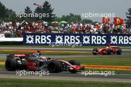 17.06.2007 Indianapolis, USA,  Fernando Alonso (ESP), McLaren Mercedes, MP4-22 - Formula 1 World Championship, Rd 7, United States Grand Prix, Sunday Race