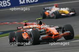 17.06.2007 Indianapolis, USA,  Christijan Albers (NED), Spyker F1 Team, F8-VII - Formula 1 World Championship, Rd 7, United States Grand Prix, Sunday Race