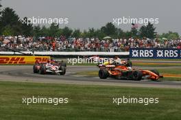 17.06.2007 Indianapolis, USA,  Adrian Sutil (GER), Spyker F1 Team, F8-VII - Formula 1 World Championship, Rd 7, United States Grand Prix, Sunday Race