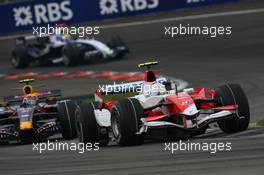 17.06.2007 Indianapolis, USA,  Jarno Trulli (ITA), Toyota Racing, TF107 - Formula 1 World Championship, Rd 7, United States Grand Prix, Sunday Race