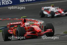 17.06.2007 Indianapolis, USA,  Kimi Raikkonen (FIN), Räikkönen, Scuderia Ferrari, F2007 - Formula 1 World Championship, Rd 7, United States Grand Prix, Sunday Race