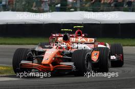 17.06.2007 Indianapolis, USA,  Christijan Albers (NED), Spyker F1 Team, F8-VII - Formula 1 World Championship, Rd 7, United States Grand Prix, Sunday Race