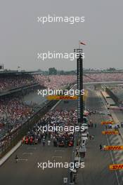 17.06.2007 Indianapolis, USA,  The Grid is formed - Formula 1 World Championship, Rd 7, United States Grand Prix, Sunday Race