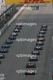 17.06.2007 Indianapolis, USA,  The start of the race - Formula 1 World Championship, Rd 7, United States Grand Prix, Sunday Race