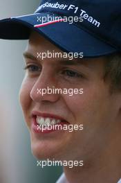 16.06.2007 Indianapolis, USA,  Sebastian Vettel (GER), BMW Sauber F1 Team - Formula 1 World Championship, Rd 7, United States Grand Prix, Saturday