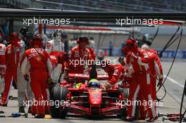 16.06.2007 Indianapolis, USA,  Felipe Massa (BRA), Scuderia Ferrari, F2007 - Formula 1 World Championship, Rd 7, United States Grand Prix, Saturday Qualifying