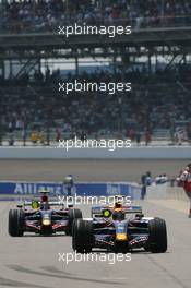 16.06.2007 Indianapolis, USA,  Mark Webber (AUS), Red Bull Racing, RB3 - Formula 1 World Championship, Rd 7, United States Grand Prix, Saturday Qualifying