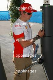 16.06.2007 Indianapolis, USA,  Kimi Raikkonen (FIN), Räikkönen, Scuderia Ferrari - Formula 1 World Championship, Rd 7, United States Grand Prix, Saturday