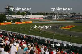 16.06.2007 Indianapolis, USA,  Feature Track, Nico Rosberg (GER), WilliamsF1 Team  - Formula 1 World Championship, Rd 7, United States Grand Prix, Saturday Practice