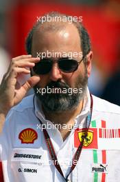 16.06.2007 Indianapolis, USA,  Gilles Simon, Head of the Engine Department, Ferrari - Formula 1 World Championship, Rd 7, United States Grand Prix, Saturday