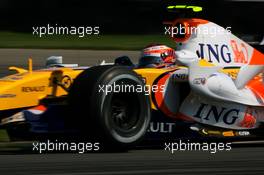 16.06.2007 Indianapolis, USA,  Heikki Kovalainen (FIN), Renault F1 Team, R27 - Formula 1 World Championship, Rd 7, United States Grand Prix, Saturday Practice