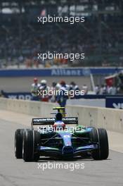 16.06.2007 Indianapolis, USA,  Rubens Barrichello (BRA), Honda Racing F1 Team, RA107 - Formula 1 World Championship, Rd 7, United States Grand Prix, Saturday Qualifying