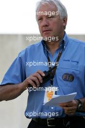 16.06.2007 Indianapolis, USA,  Charlie Whiting (GBR), FIA safety delegate, Race director & offical starter - Formula 1 World Championship, Rd 7, United States Grand Prix, Saturday