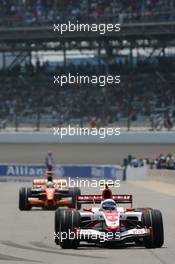 16.06.2007 Indianapolis, USA,  Anthony Davidson (GBR), Super Aguri F1 Team, SA07 - Formula 1 World Championship, Rd 7, United States Grand Prix, Saturday Qualifying