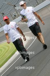 14.06.2007 Indianapolis, USA,  Lewis Hamilton (GBR), McLaren Mercedes - Formula 1 World Championship, Rd 7, United States Grand Prix, Thursday