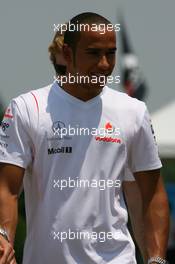 14.06.2007 Indianapolis, USA,  Lewis Hamilton (GBR), McLaren Mercedes - Formula 1 World Championship, Rd 7, United States Grand Prix, Thursday