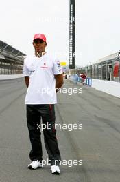 14.06.2007 Indianapolis, USA,  Lewis Hamilton (GBR), McLaren Mercedes - Formula 1 World Championship, Rd 7, United States Grand Prix, Thursday