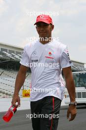 14.06.2007 Indianapolis, USA,  Lewis Hamilton (GBR), McLaren Mercedes - Formula 1 World Championship, Rd 7, United States Grand Prix, Thursday