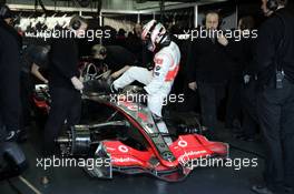 17.01.2007 Valencia, Spain,  Fernando Alonso (ESP), McLaren Mercedes in the new MP4-22 - Formula 1 Testing
