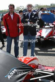 22.04.2007 Hockenheim, Germany,  Willi Weber (Manager of Michael Schumacher, Nico Hülkenberg) whatching at Nico Hülkenberg (GER), ASM Formula 3, Dallara F305 Mercedes in the Starting Grid - F3 Euro Series 2007 at Hockenheimring