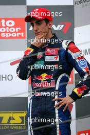 01.09.2007 Nürburg, Germany,  Podium, Sébastien Buemi (SUI), ASL Mücke Motorsport, Portrait (1st) - F3 Euro Series 2007 at Nürburgring