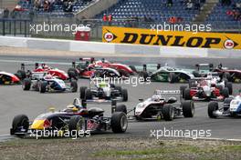 01.09.2007 Nürburg, Germany,  Start of the race. - F3 Euro Series 2007 at Nürburgring