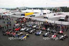 01.09.2007 Nürburg, Germany,  Parc fermé of the Formula 3 Euroseries. - F3 Euro Series 2007 at Nürburgring