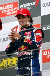 01.09.2007 Nürburg, Germany,  Podium, Edoardo Piscopo (ITA), ASL Mücke Motorsport, Portrait (3rd) - F3 Euro Series 2007 at Nürburgring