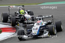 01.09.2007 Nürburg, Germany,  Romain Grosjean (FRA), ASM Formula 3, Dallara F305 Mercedes before Renger van der Zande (NED), Prema Powerteam, Dallara F306 Mercedes - F3 Euro Series 2007 at Nürburgring