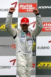 02.09.2007 Nürburg, Germany,  Podium, Harald Schlegelmilch (LVA), HS Technik, Portrait (1st) - F3 Euro Series 2007 at Nürburgring