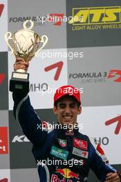 02.09.2007 Nürburg, Germany,  Podium, Sébastien Buemi (SUI), ASL Mücke Motorsport, Portrait (3rd) - F3 Euro Series 2007 at Nürburgring