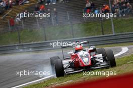 02.09.2007 Nürburg, Germany,  Braking mistake by Filip Salaquarda (CZE), HBR Motorsport, Dallara F306 Mercedes - F3 Euro Series 2007 at Nürburgring