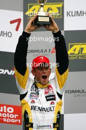 02.09.2007 Nürburg, Germany,  Podium, Romain Grosjean (FRA), ASM Formula 3, Portrait (2nd) - F3 Euro Series 2007 at Nürburgring