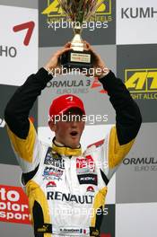 02.09.2007 Nürburg, Germany,  Podium, Romain Grosjean (FRA), ASM Formula 3, Portrait (2nd) - F3 Euro Series 2007 at Nürburgring