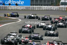 02.09.2007 Nürburg, Germany,  Start of the race - F3 Euro Series 2007 at Nürburgring