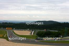 02.09.2007 Nürburg, Germany,  Harald Schlegelmilch (LVA), HS Technik, Portrait, leads Romain Grosjean (FRA), ASM Formula 3, Dallara F305 Mercedes, Sébastien Buemi (SUI), ASL Mücke Motorsport, Dallara F305 Mercedes, Nico Hülkenberg (GER), ASM Formula 3, Dallara F305 Mercedes - F3 Euro Series 2007 at Nürburgring