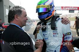 06.05.2007 Oschersleben, Germany,  Team members congratulate Jens Klingmann (GER), Eifelland Racing, Portrait, with his victory - Formula BMW Germany Championship 2007, Round 1 & 2, Motorsport Arena Oschersleben, 2nd Race - For further information and more images please register at www.formulabmw-images.com - This image is free for editorial use only. Please use for Copyright/Credit: c BMW AG