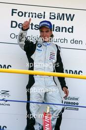 05.05.2007 Oschersleben, Germany,  Podium, Philipp Eng (AUT), ASL-Mücke Motorsport, Portrait (1st), - Formula BMW Germany Championship 2007, Round 1 & 2, Motorsport Arena Oschersleben, 1st Race - For further information and more images please register at www.formulabmw-images.com - This image is free for editorial use only. Please use for Copyright/Credit: c BMW AG