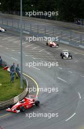 23.06.2007 Nürnberg, Germany,  Marco Wittmann (GER), Josef Kaufmann Racing in Schiller S corner - Formula BMW Germany Championship 2007, Round 5 & 6, Norisring, 1st Race - For further information and more images please register at www.formulabmw-images.com - This image is free for editorial use only. Please use for Copyright/Credit: c BMW AG