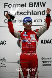02.09.2007 Nürburg, Germany,  Podium, Marco Wittmann (GER), Josef Kaufmann Racing, Portrait (1st) - Formula BMW Germany Championship 2007, Round 13 & 14, Nürburgring, 2nd Race - For further information and more images please register at www.formulabmw-images.com - This image is free for editorial use only. Please use for Copyright/Credit: c BMW AG