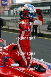 02.09.2007 Nürburg, Germany,  Race winner Marco Wittmann (GER), Josef Kaufmann Racing - Formula BMW Germany Championship 2007, Round 13 & 14, Nürburgring, 2nd Race - For further information and more images please register at www.formulabmw-images.com - This image is free for editorial use only. Please use for Copyright/Credit: c BMW AG