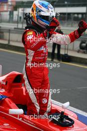02.09.2007 Nürburg, Germany,  Race winner Marco Wittmann (GER), Josef Kaufmann Racing - Formula BMW Germany Championship 2007, Round 13 & 14, Nürburgring, 2nd Race - For further information and more images please register at www.formulabmw-images.com - This image is free for editorial use only. Please use for Copyright/Credit: c BMW AG
