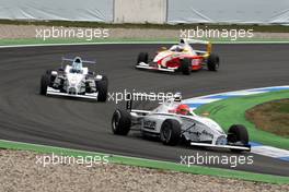 13.10.2007 Hockenheim, Germany,  Philipp Eng (AUT), ASL-Mücke Motorsport, Adrien Tambay (FRA), Josef Kaufmann Racing,Daniel Campos (ESP), Eifelland Racing - Formula BMW Germany Championship 2007, Round 17 & 18, Hockenheimring, 1st Race - For further information and more images please register at www.formulabmw-images.com - This image is free for editorial use only. Please use for Copyright/Credit: c BMW AG