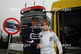 29..03.2007 Brands Hatch, England,  Nigel mansell with Rupert Svendson-Cook - Formula BMW UK Championship Launch 2007 - For further information and more images please register at www.formulabmw-images.com - This image is free for editorial use only. Copyright Free image Credit: c BMW AG