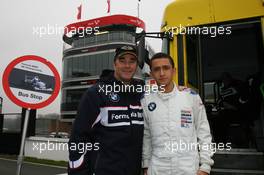 29..03.2007 Brands Hatch, England,  Nigel mansell with Carlos Huertas (COL), Double R Racing - Formula BMW UK Championship Launch 2007 - For further information and more images please register at www.formulabmw-images.com - This image is free for editorial use only. Copyright Free image Credit: c BMW AG