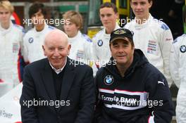 29..03.2007 Brands Hatch, England,  John Surtees and Nigel Mansell - Formula BMW UK Championship Launch 2007 - For further information and more images please register at www.formulabmw-images.com - This image is free for editorial use only. Copyright Free image Credit: c BMW AG