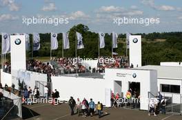 07.07.2007 Silverstone, England,  BMW Sauber F1 Team Pitlane Park - BMW Pitlane Park at the British Grand Prix - For further information and more images please register at www.formulabmw-images.com - This image is free for editorial use only. Please use for Copyright/Credit: c BMW AG