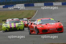 06.05.2007 Silverstone, England, Scuderia Ecosse, Chris Niarchos (CAN), Nigel Mansell (GBR), Ferrari 430 GT2 - FIA GT, Rd.1 Silverstone