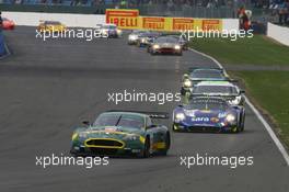 06.05.2007 Silverstone, England, Aston Martin Racing BMS, Fabio Babini (ITA), Jamie Davies (GBR), Aston Martin DBR9 - FIA GT, Rd.1 Silverstone