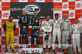 06.05.2007 Silverstone, England, GT1 Class, Winner, 1st, Vitaphone Racing Team, Mika Salo (FIN), Thomas Biagi (ITA), Maserati MC 12, 2nd, Carsport Holland, Jean-Denis Deletraz (SUI), Mike Hezemans (NED), Corvette C6R, 3rd, PK Carsport, Anthony Kumpen (BEL), Bert Longin (BEL), Corvette C5R - FIA GT, Rd.1 Silverstone